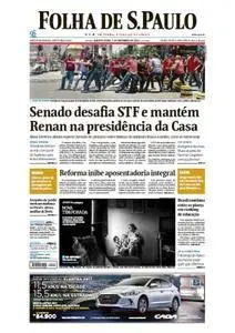 Folha de São Paulo - 7 de dezembro de 2016 - Quarta