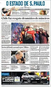 Jornal O Estado de SP em PDF, Quarta, 13 de Outubro de 2010