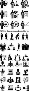 Vectors - Businessman Icons Mix 10