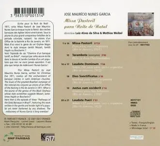 Luiz Alves da Silva, Mathias Weibel, Ensemble Turicum - José Maurício Nunes Garcia: Missa Pastoril para Noite de Natal (2001)