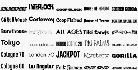 Font Collection House Industries