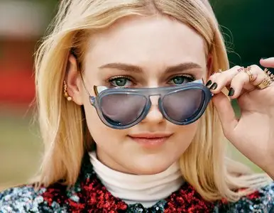 Dakota Fanning by Dan Martensen for Lucky Magazine September 2014