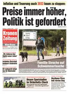 Kronen Zeitung - 3 Oktober 2022