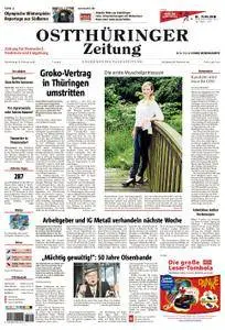 Ostthüringer Zeitung Stadtroda - 08. Februar 2018