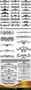 Vectors - Ornamental Floral Dividers 42