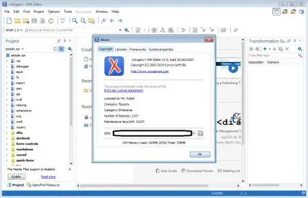 Oxygen XML Editor 21.0 Build 2019022207 Enterprise