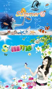 Summer - Psd template