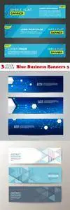 Vectors - Blue Business Banners 3