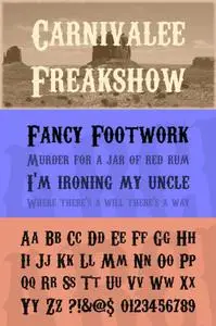 Carnivalee Freakshow - High Quality Western Display Font