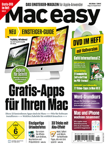 Mac easy - Praxismagazin für Mac, iPhone und iPad August/September 05/2014
