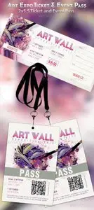 GraphicRiver Art Expo Ticket and Event Pass Template