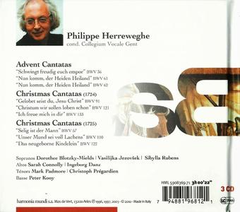 Collegium Vocale Gent, Philippe Herreweghe - J.S. Bach: Advent & Christmas Cantatas (2010)