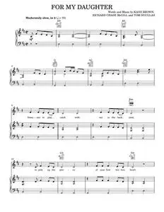 For My Daughter - Kane Brown, Marshmello, Marshmello & Kane Brown (Piano-Vocal-Guitar)