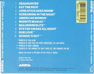 Krokus - Stayed Awake All Night:The Best Of Krokus (1989)