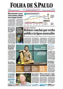 Jornal Folha de São Paulo - 21 de agosto de 2012 - Terça