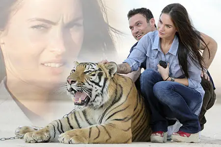Megan Fox - At Big Cat Encounters Ranch in Pahrump 10-15-10