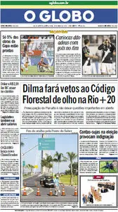 Jornal O Globo - 24 de maio de 2012 - Quinta