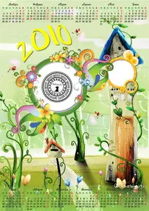 Calendar for baby 2010