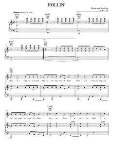 Rollin' - Celine Dion, R Kelly (Piano-Vocal-Guitar)