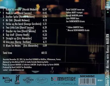 David Sauzay - Meeting With Harold Mabern (2014) {Black & Blue}