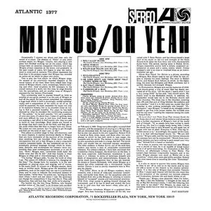 Charles Mingus - Oh Yeah (1961) {2007 Japan MiniLP, WPCR-25145} [Repost]