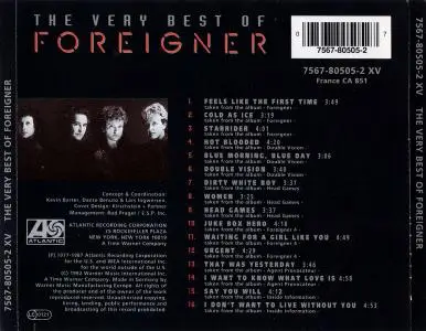 Foreigner - The Very Best Of Foreigner (1992)