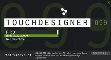 Derivative TouchDesigner Pro 099.2020.23680 (Win/Mac)