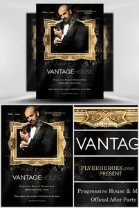 Flyer Template PSD - Vantage House