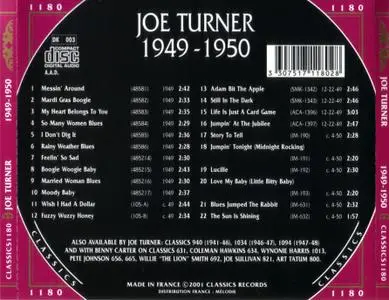 Joe Turner - Joe Turner: 1949-1950 (2001) [The Chronological Classics]