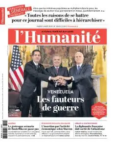 L'Humanite du Mardi 5 Mars 2019