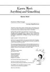 Yen Press - Kaoru Mori Anything And Something 2022 Hybrid Comic eBook