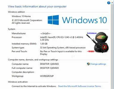 Microsoft Windows 10 Home 1511 Build 10586 Multilanguage