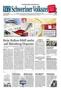 Schweriner Volkszeitung Hagenower Kreisblatt - 15. November 2018