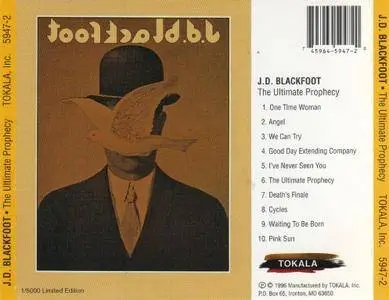 J.D. Blackfoot - The Ultimate Prophecy (1970) {1996, Limited Edition}