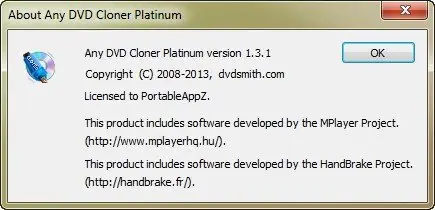 Any DVD Cloner Platinum 1.3.1