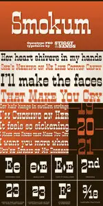 Smokum Pro Font