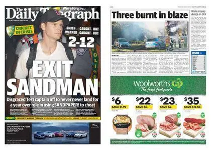 The Daily Telegraph (Sydney) – March 29, 2018