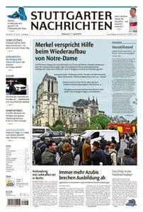 Stuttgarter Nachrichten Stadtausgabe (Lokalteil Stuttgart Innenstadt) - 17. April 2019