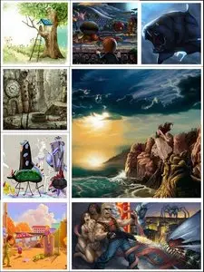 Beautiful Painted Wallpapers Pack