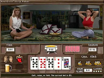 Real Girls Strip Poker with Opponent Packs