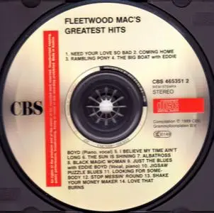 Fleetwood Mac - Fleetwood Mac's Greatest Hits (1971) {1989, Reissue}