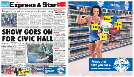 Express and Star City Edition – September 27, 2019