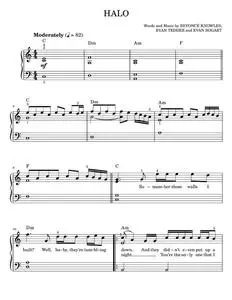 Halo - Beyonce (Easy Piano)
