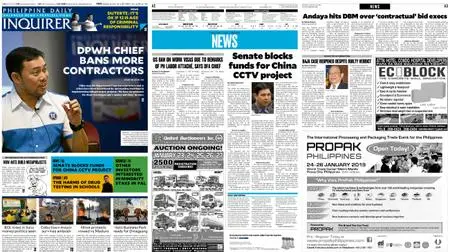 Philippine Daily Inquirer – January 24, 2019