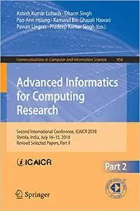 Advanced Informatics for Computing Research: Second International Conference, ICAICR 2018, Part II