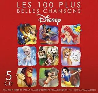 VA - Les 100 Plus Belles Chansons Disney (5CD, 2018)