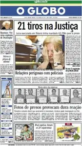  Jornal O Globo 13 de agosto de 2011