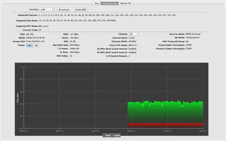 WiFi Scanner v2.2 Mac OS X