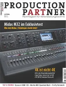 Production Partner - Fachmagazin für Veranstaltungstechnik Oktober 10/2014