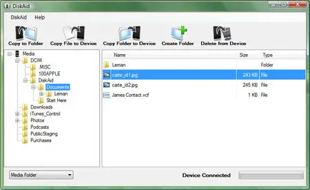 DiskAid - USB Flash Drive for iPhone & iPod Touch (mac)